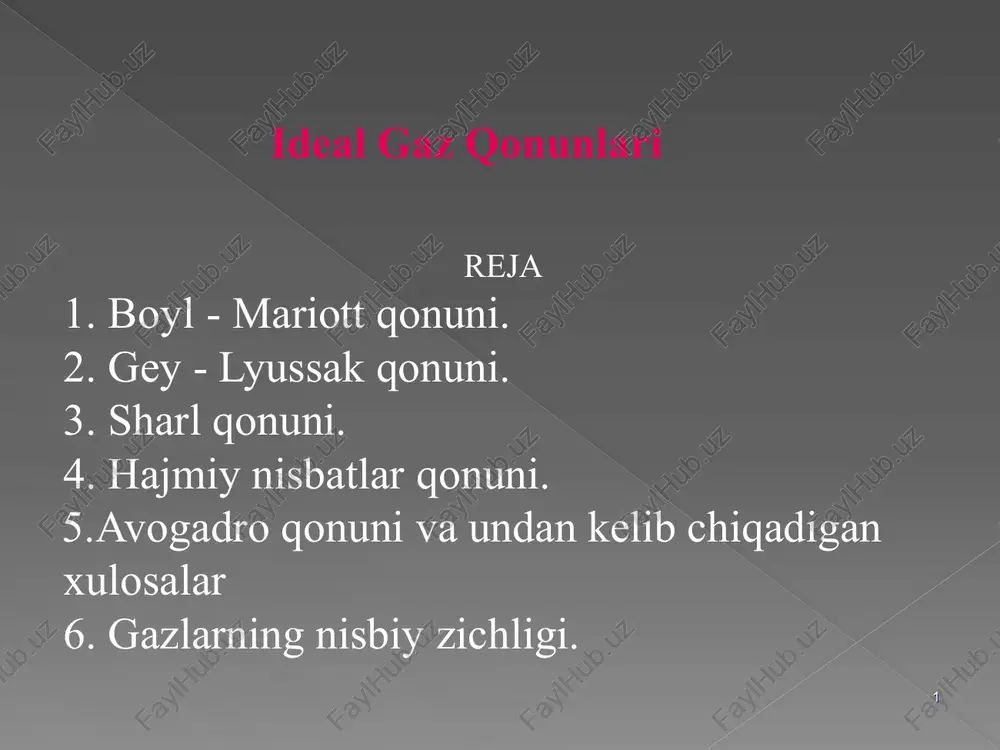 idealgazqonunlari — PPTX