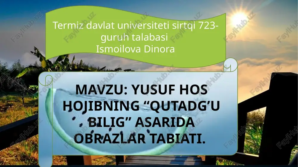 qutadg'ubilig — PPTX