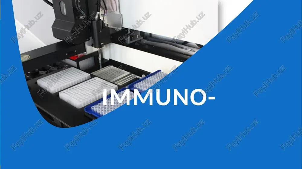 immuno- ferment(ifa) analizatorlari — PPTX