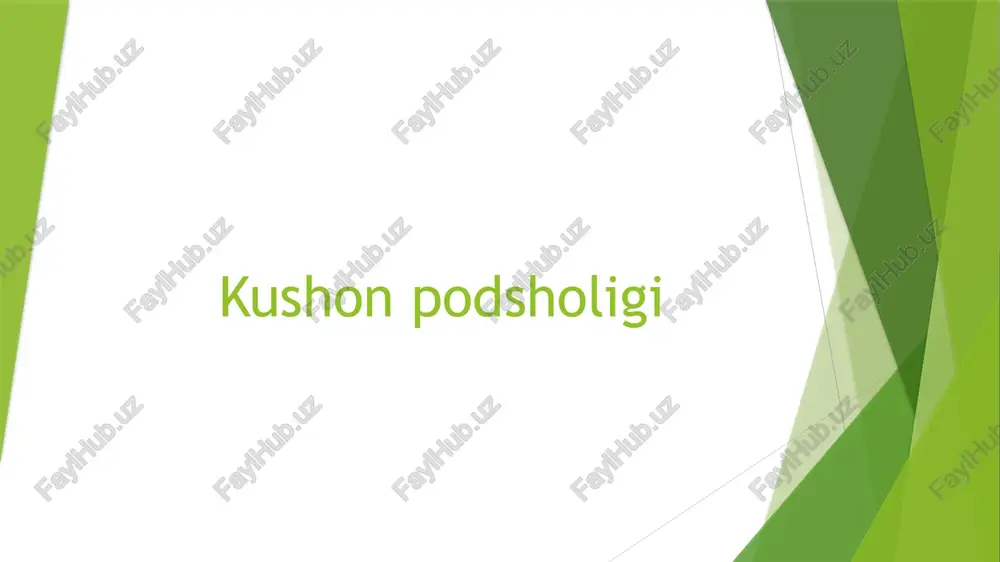 kushonpodsholigi — PPTX