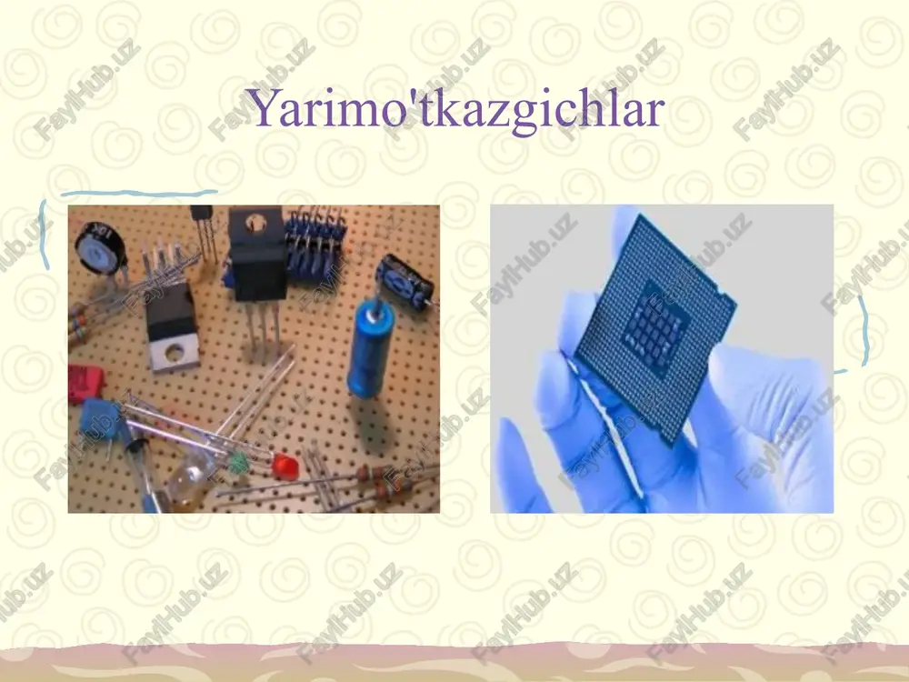 yarimo'tkazgichlar — PPTX