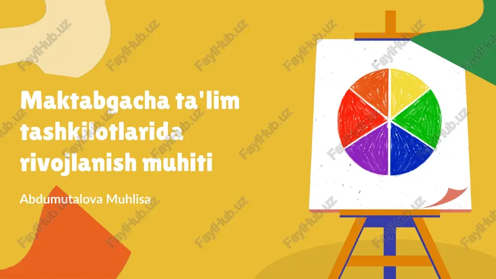 rivojlanish muhiti: ta'rif va ahmiyati — PPTX