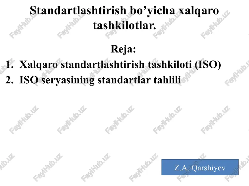 metrologiya asoslari — PPTX