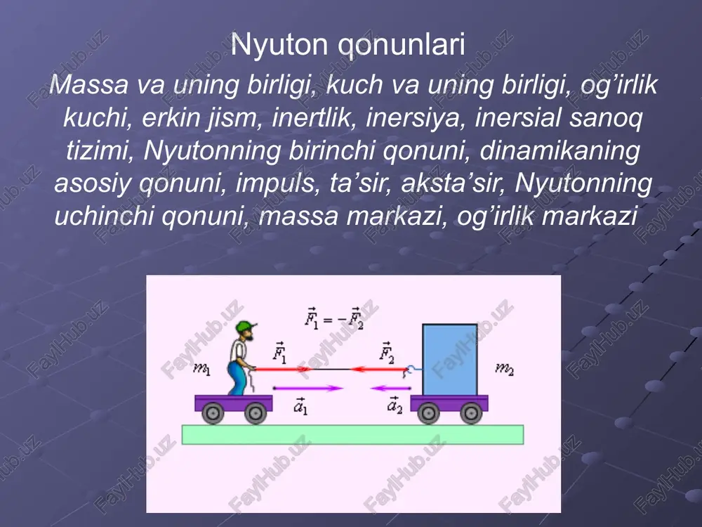 nyutonqonunlari — PPTX