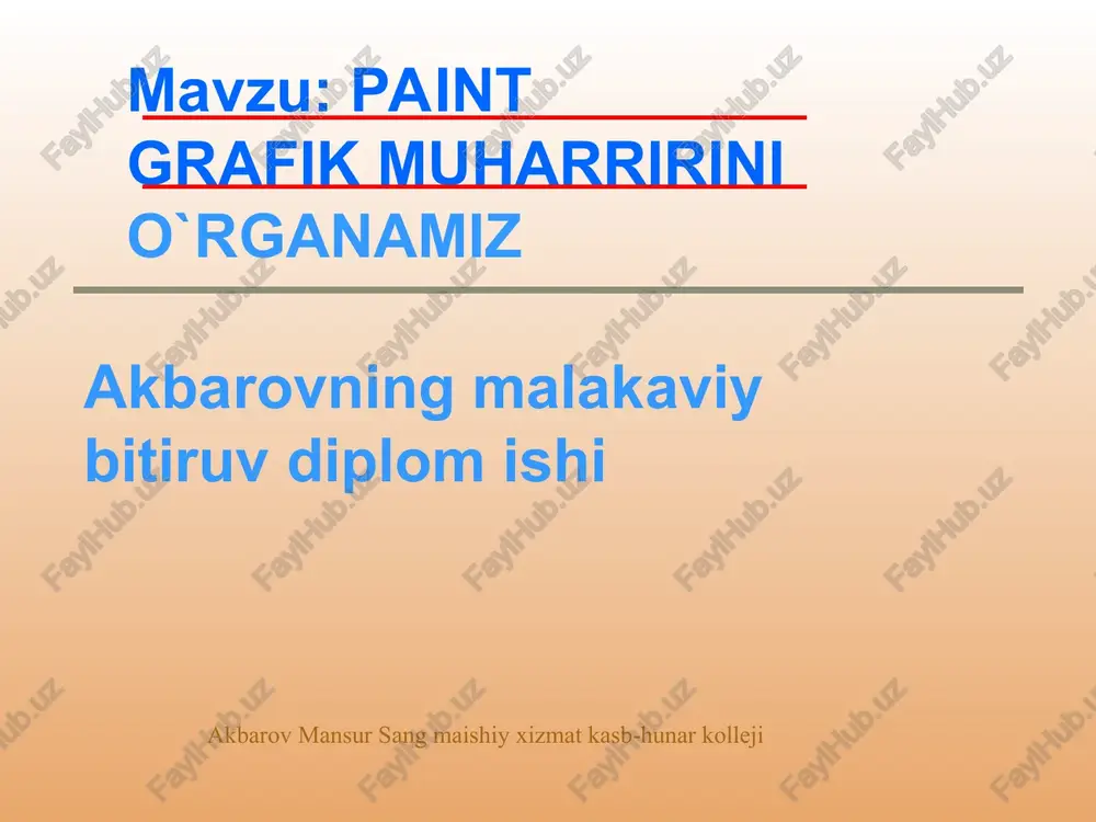 paint — PPT