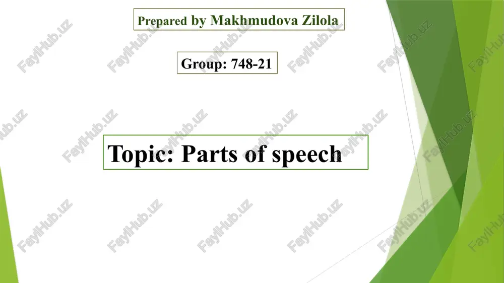 partsofspeech — PPTX
