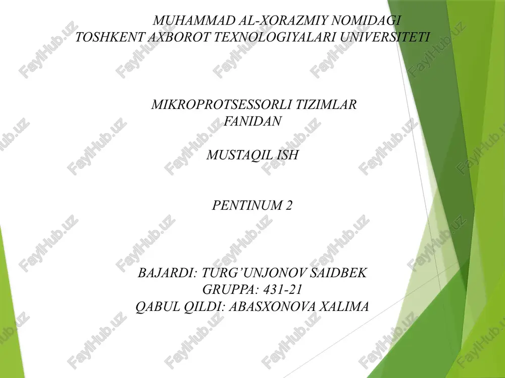 pentinum 2 — PPTX