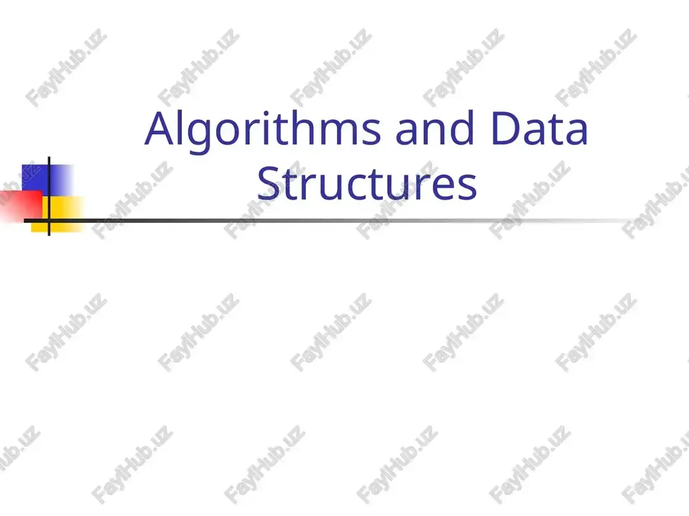introduction to algorithms — PPT