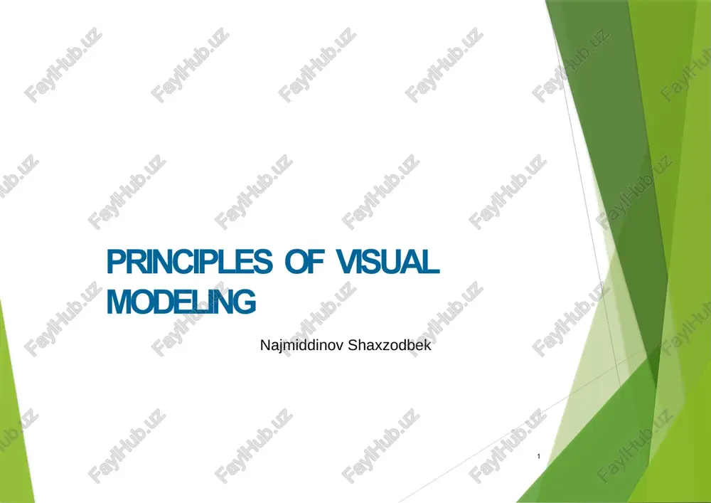 principlesofvisualmodeling — PPTX