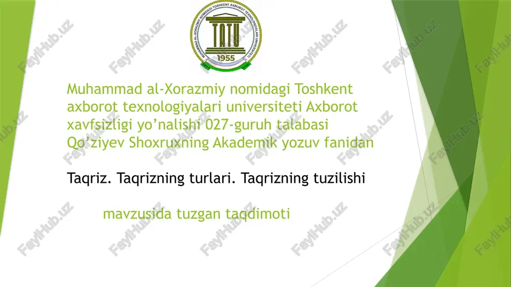 taqriz — PPTX