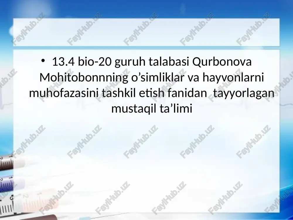 yalpiznamolar qabilasi - lamiales — PPTX