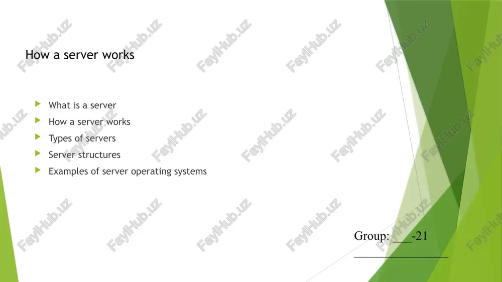 types of servers — PPTX