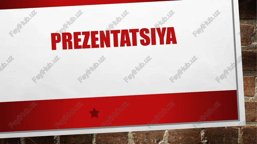 avariya komissari — PPTX