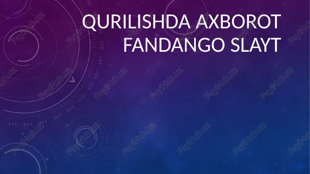 sichqoncha — PPTX