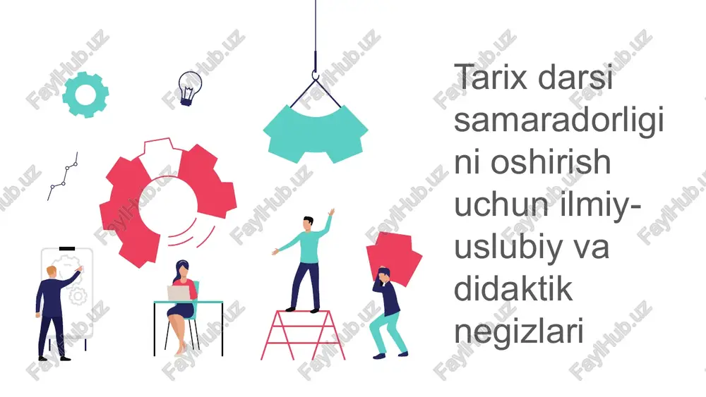 tarix darsi samaradorligini oshirish — PPTX