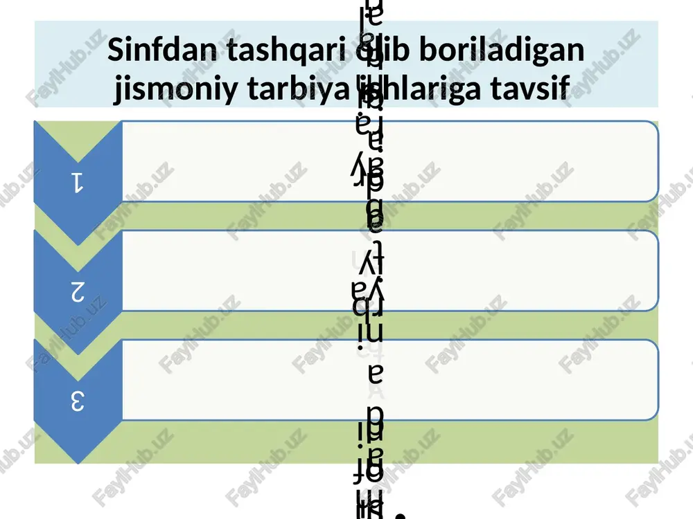 sinfdan tashqari jismoniy tarbiya ishlari — PPTX