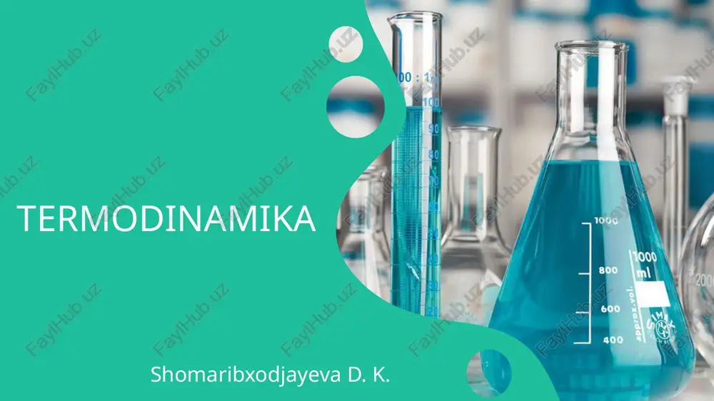 termodinamika — PPTX