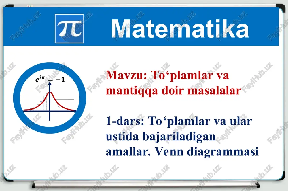 to'plamlar va mantiqqa doir masalalar — PPT