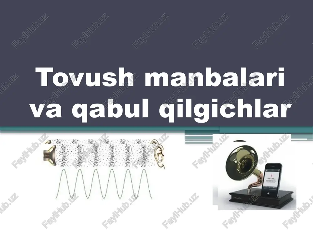 tovushmanbalarivaqabulqilgichlar — PPTX