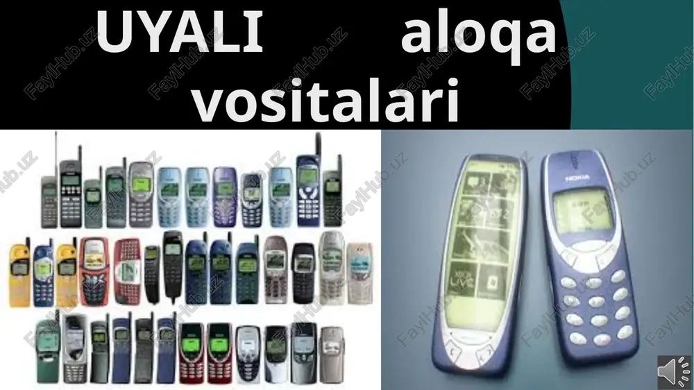 uyali aloqavositalari — PPTX