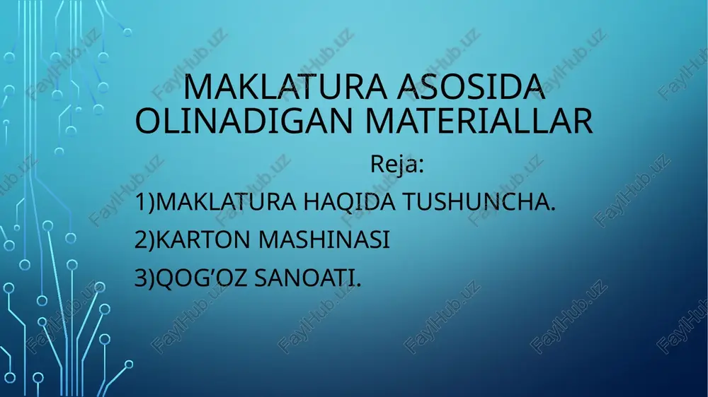 maklaturahaqidatushuncha — PPTX