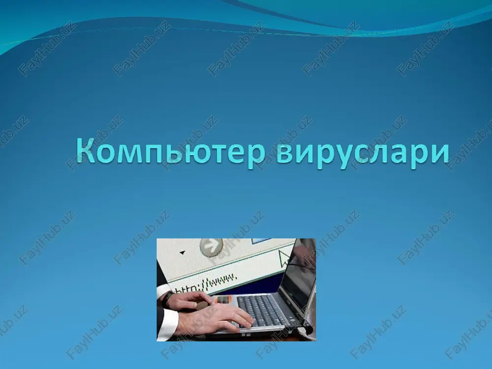 kompyuter viruslari — PPT