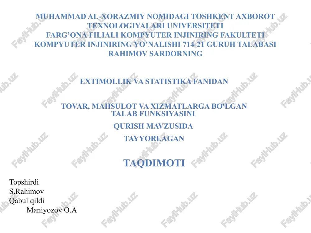 taqdimot — PPTX