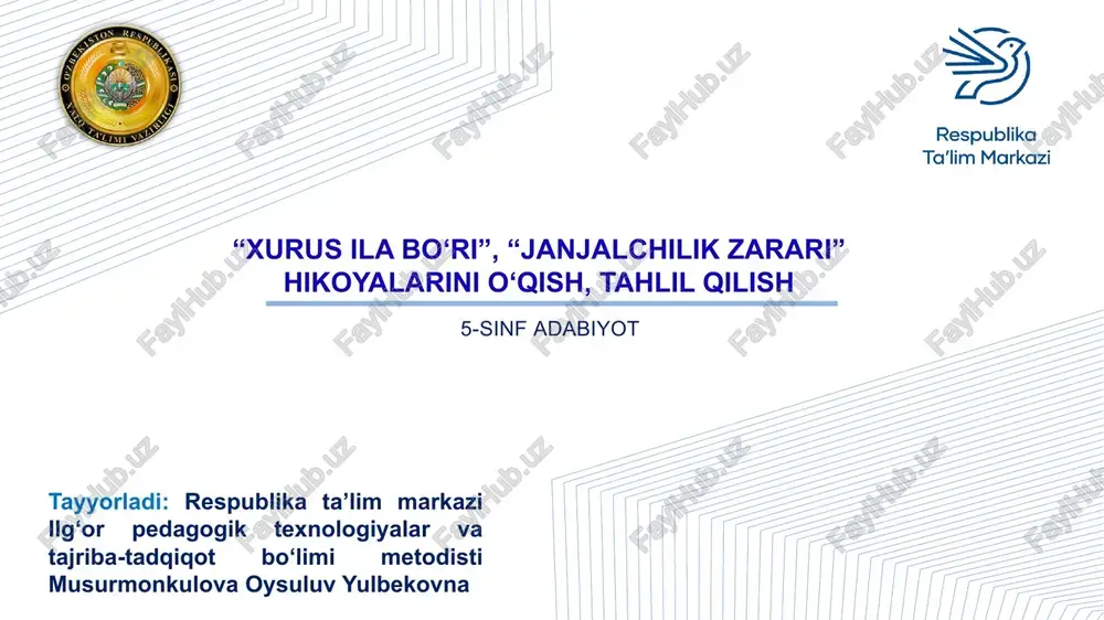 5-sinfadabiyot — PPTX