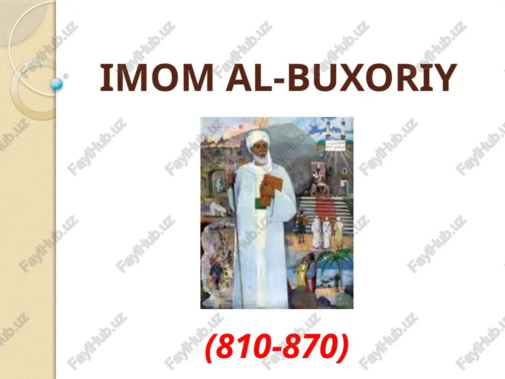 imom al-buxoriy — PPTX
