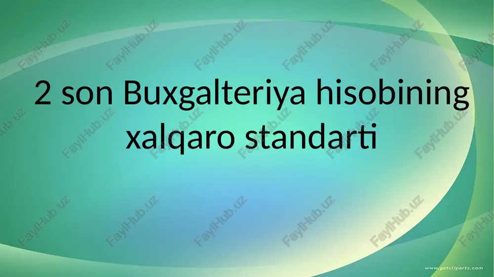 buxgalteriya hisobi — PPTX