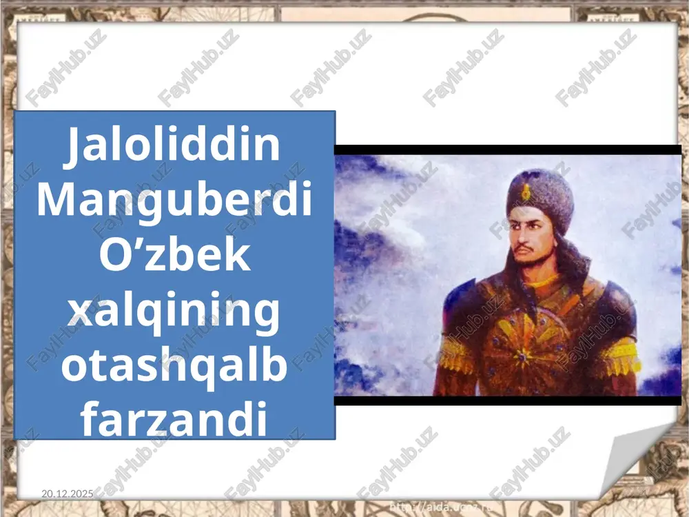 jaloliddin manguberdi — PPTX