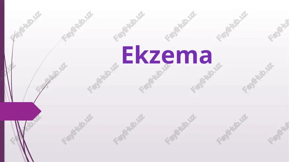 ekzema — PPTX