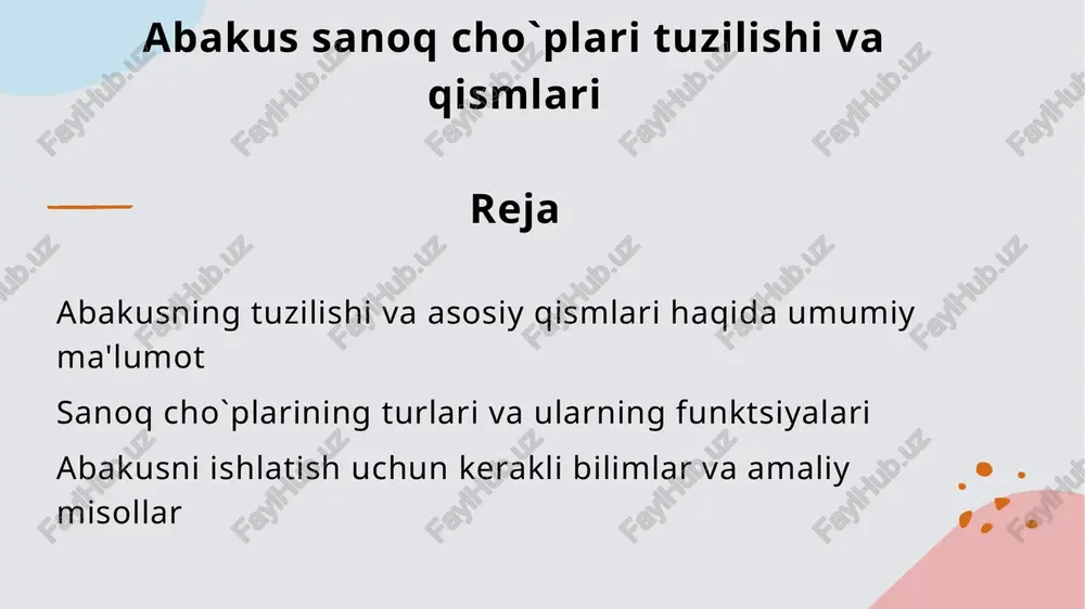 abakussanoqcho`plarituzilishivaqismlari — PPTX