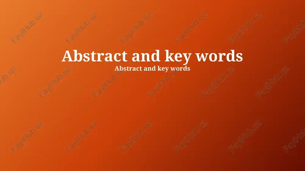 abstract writing — PPTX