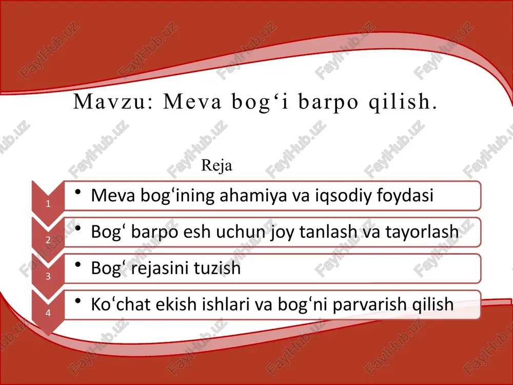 mevabogʻibarpoqilish — PPTX