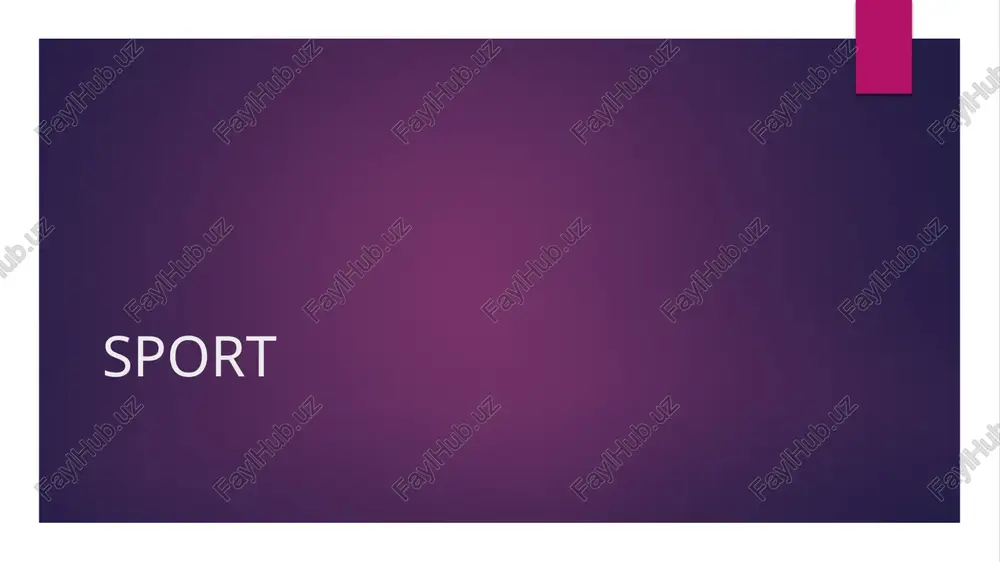 sport — PPTX