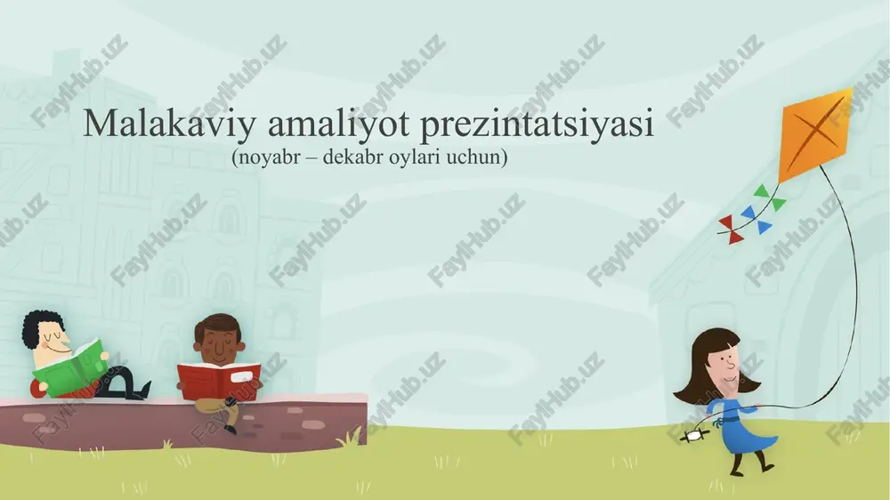 malakaviy amaliyot prezintatsiyasi — PPTX