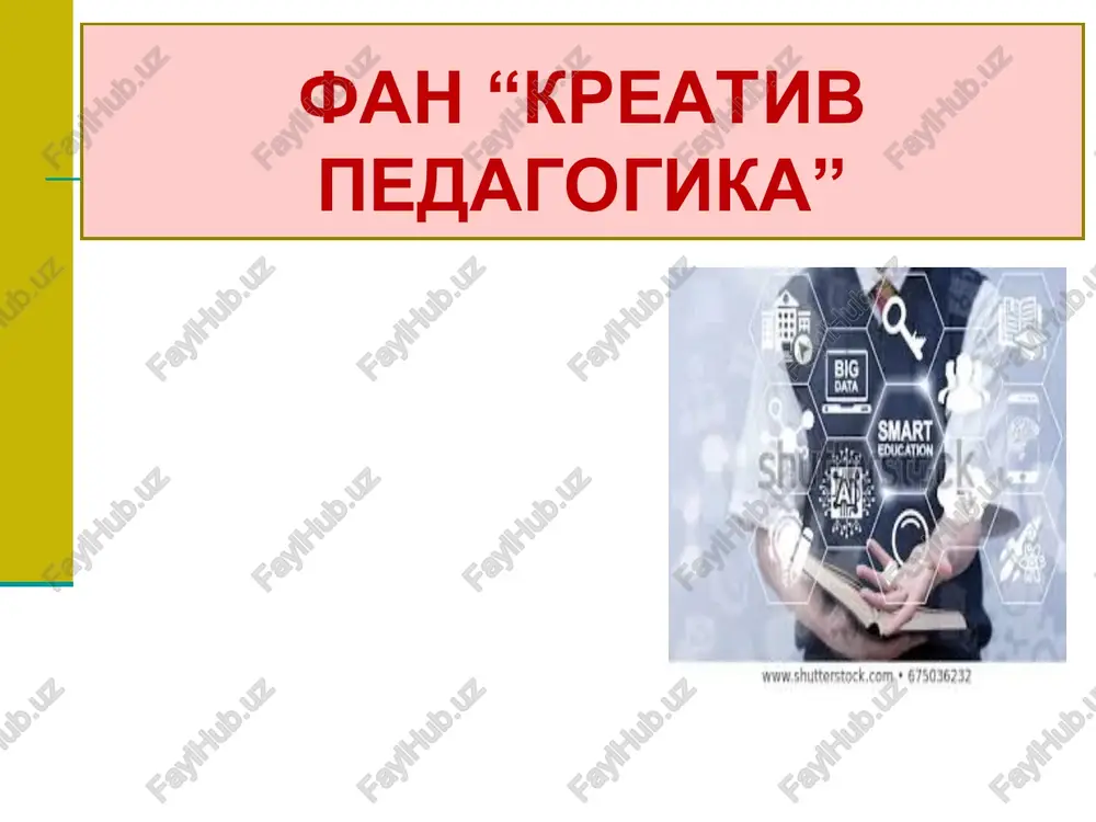 kreativ pedagogika — PPT