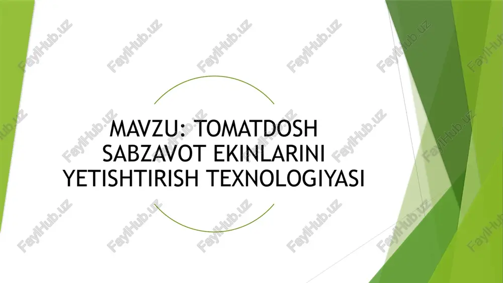 pomidor — PPTX