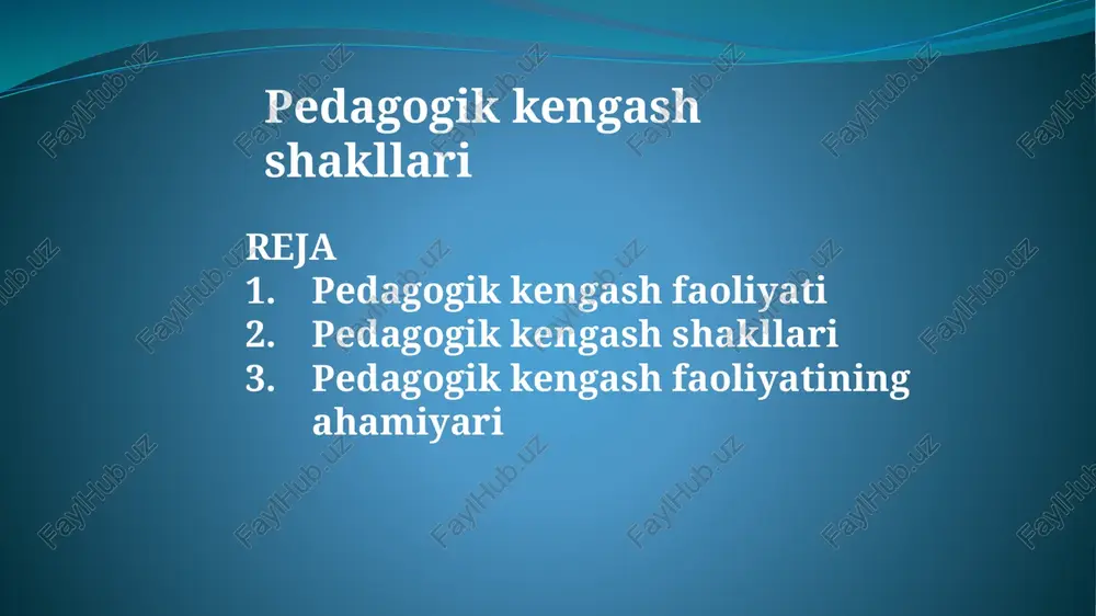 pedagogikkengashshakllari — PPTX