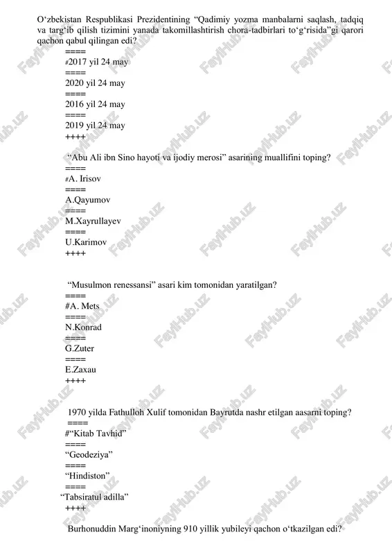 jahon tamadduni tarixida markaziy osiyo renessansi — PDF