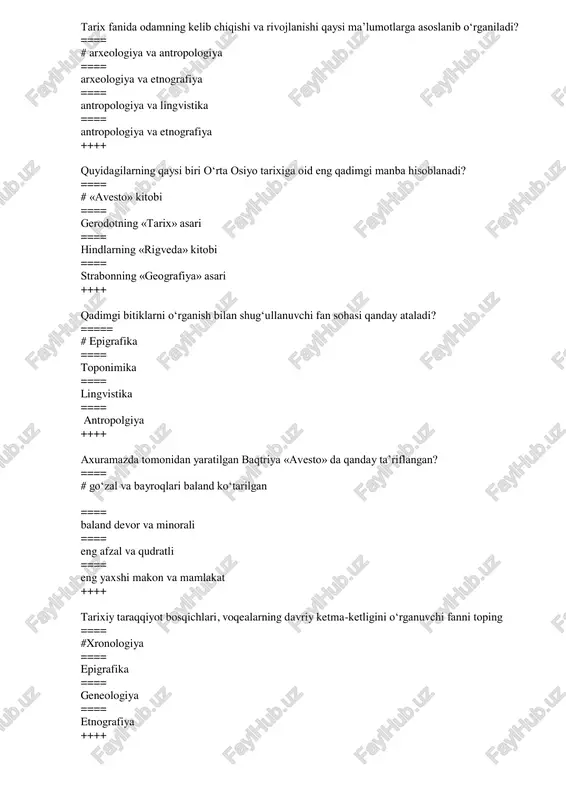 o‘rta osiyo tarixi — PDF