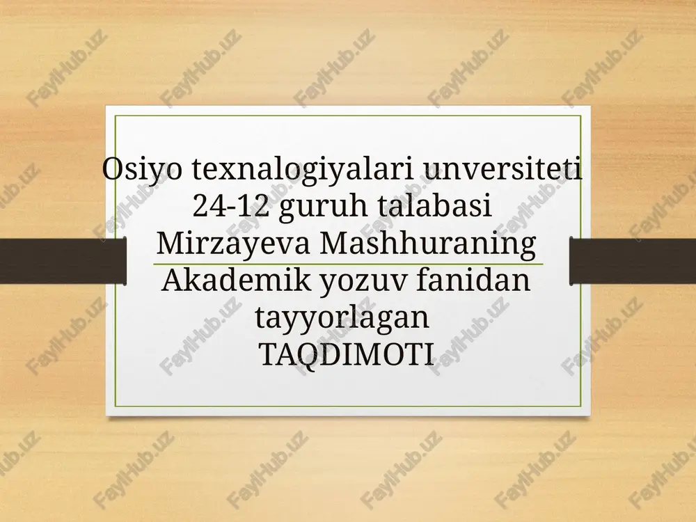 ilmiy uslubning mohiyati, materiallar mazmuni va atamalarning qo‘llanishi haqida. — PPTX