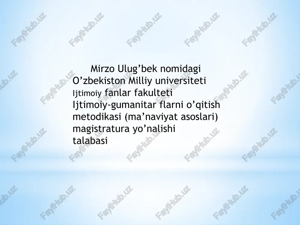 janubiy korea ta’lim tizimi — PPTX