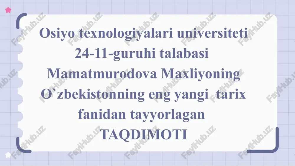 taqdimoti — PPTX