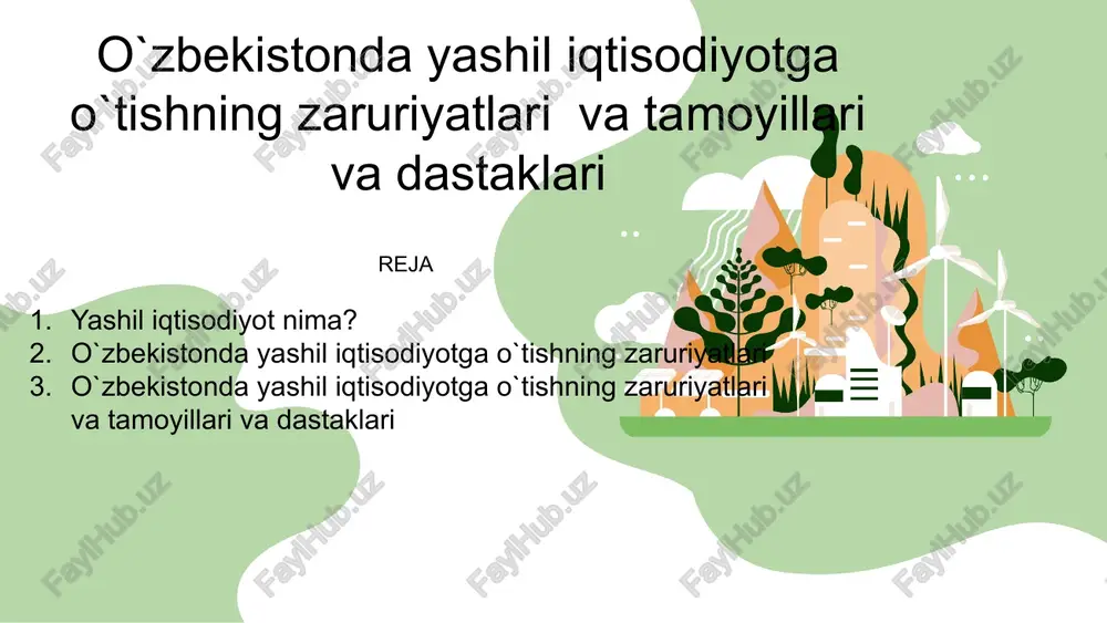 yashiliqtisodiyotnima? — PPTX