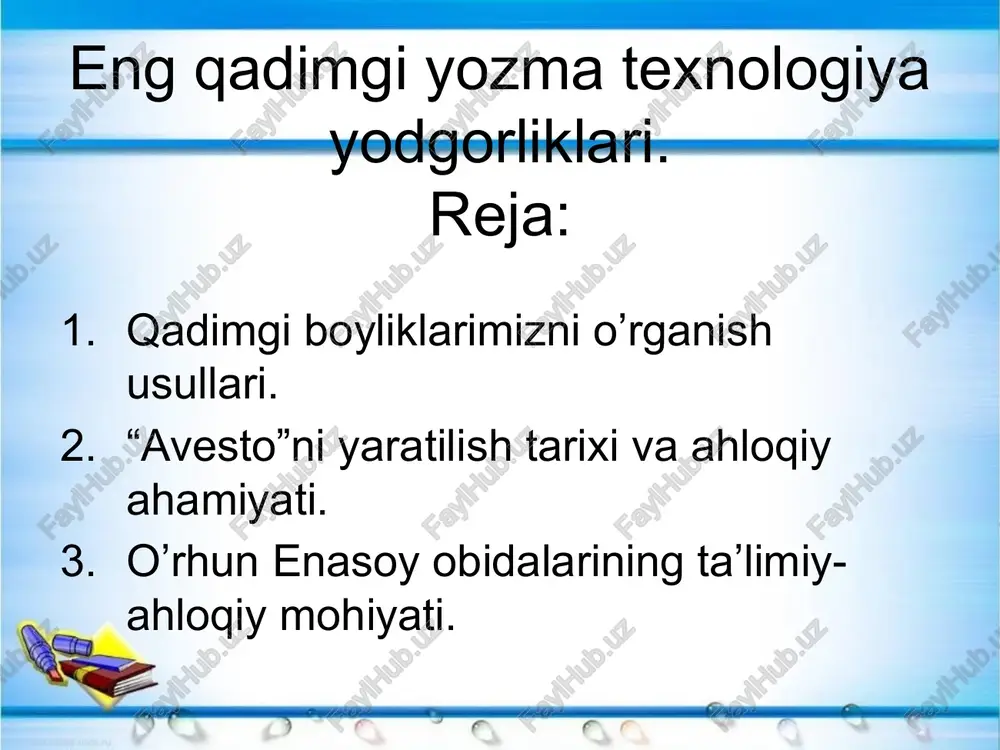 o’rhun-enasoy yozuvi yodgorliklari — PPTX