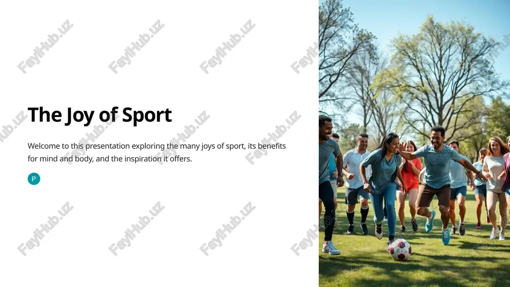 the joy of sport — PPTX