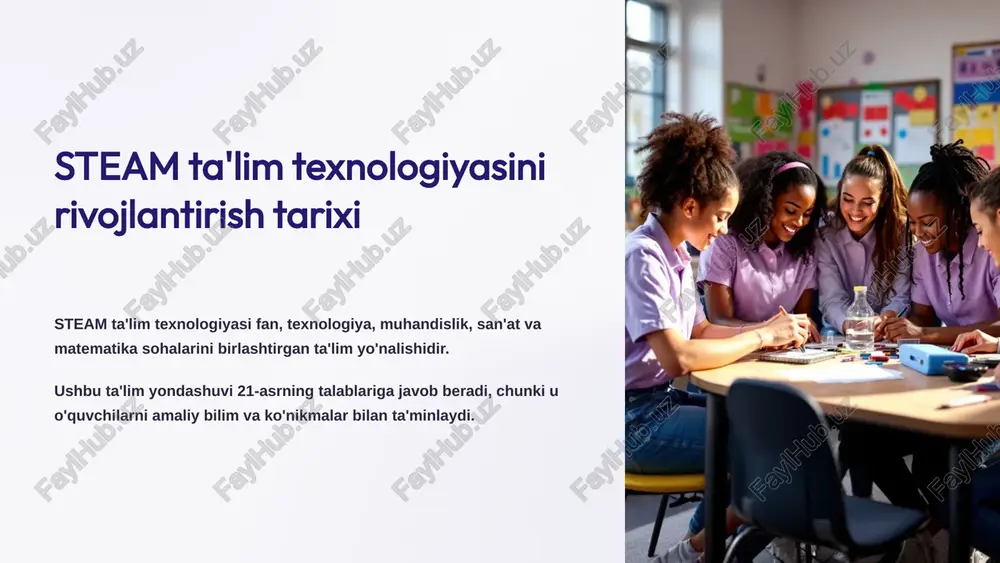 steam ta'lim texnologiyasi — PPTX