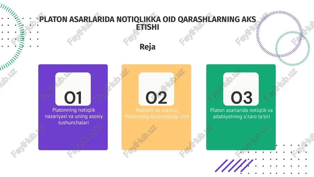platon asarlarida notiqlikka oid qarashlarning aks etishi — PPTX